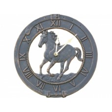 Cast Aluminum Horse Outdoor Clock